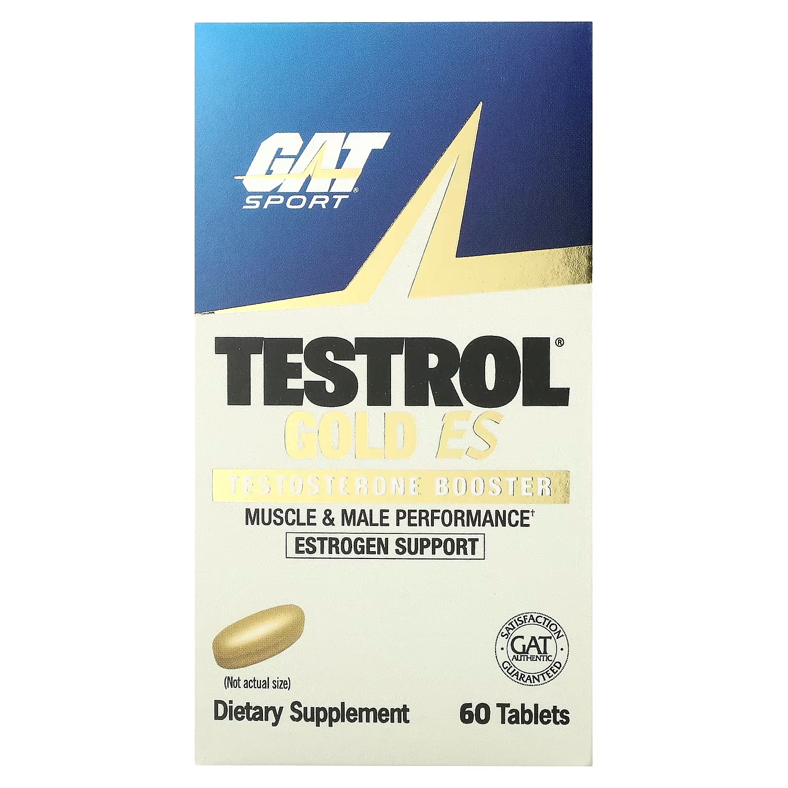 Средство для Повышения Уровня Тестостерона GAT Testrol Gold ES, 60 таблеток gat testrol gold es средство повышения уровня тестостерона 60 таблеток