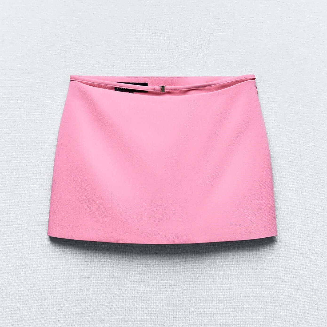 

Юбка-мини Zara Cut-Out, розовый