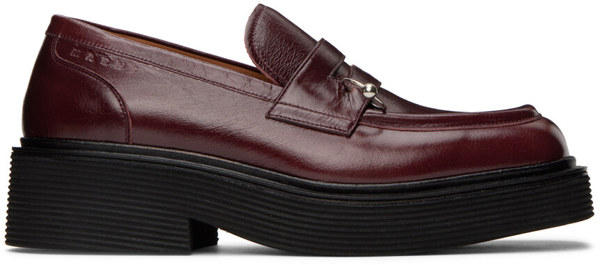 

Коричневые блестящие лоферы Marni