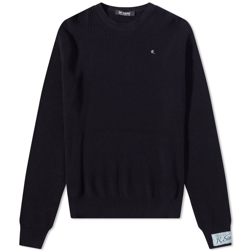 

Джемпер Raf Simons R Logo Crew Knit, Черный