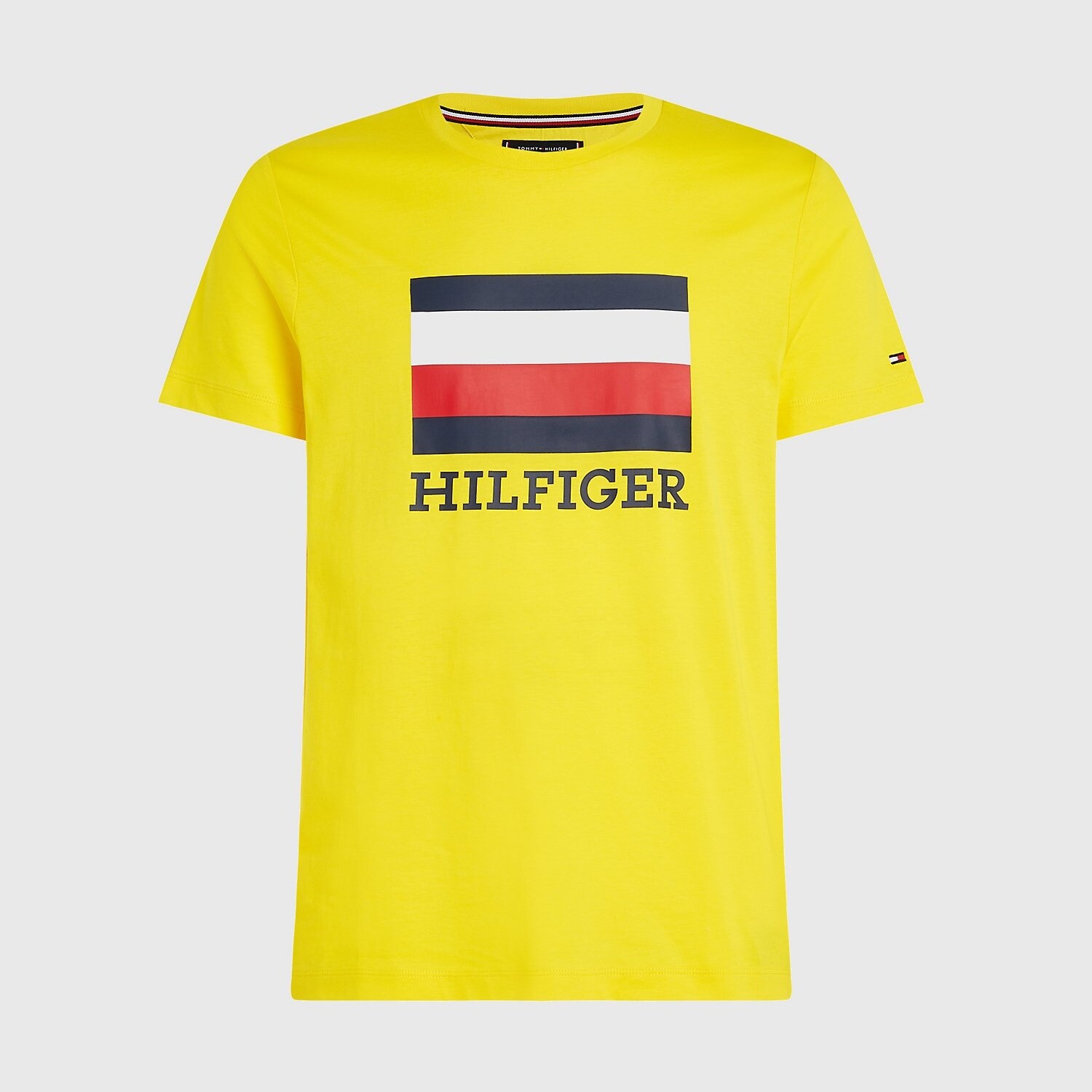 

Футболка Tommy Hilfiger Slim Fit Flag Monotype, желтый
