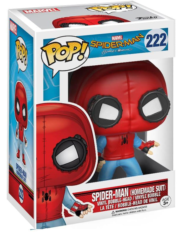 Фигурка Funko POP! Marvel Spider-Man Homecoming Spider-Man Homemade Suit фигурка marvel gallery spider man – spider man pumpkin bombs 15 см