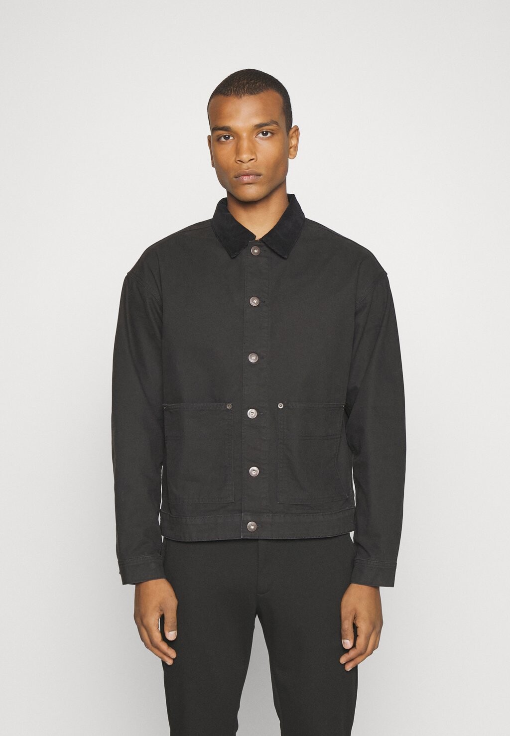 

Джинсовая куртка JJIDEREK JJJACKET Jack & Jones, черный деним