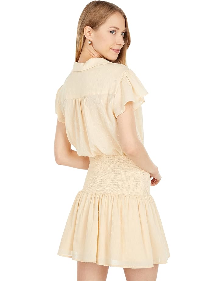 Платье Lost + Wander Sweet Lemon Pie Mini Shirtdress, нюд платье lost wander sweet lemon pie midi dress