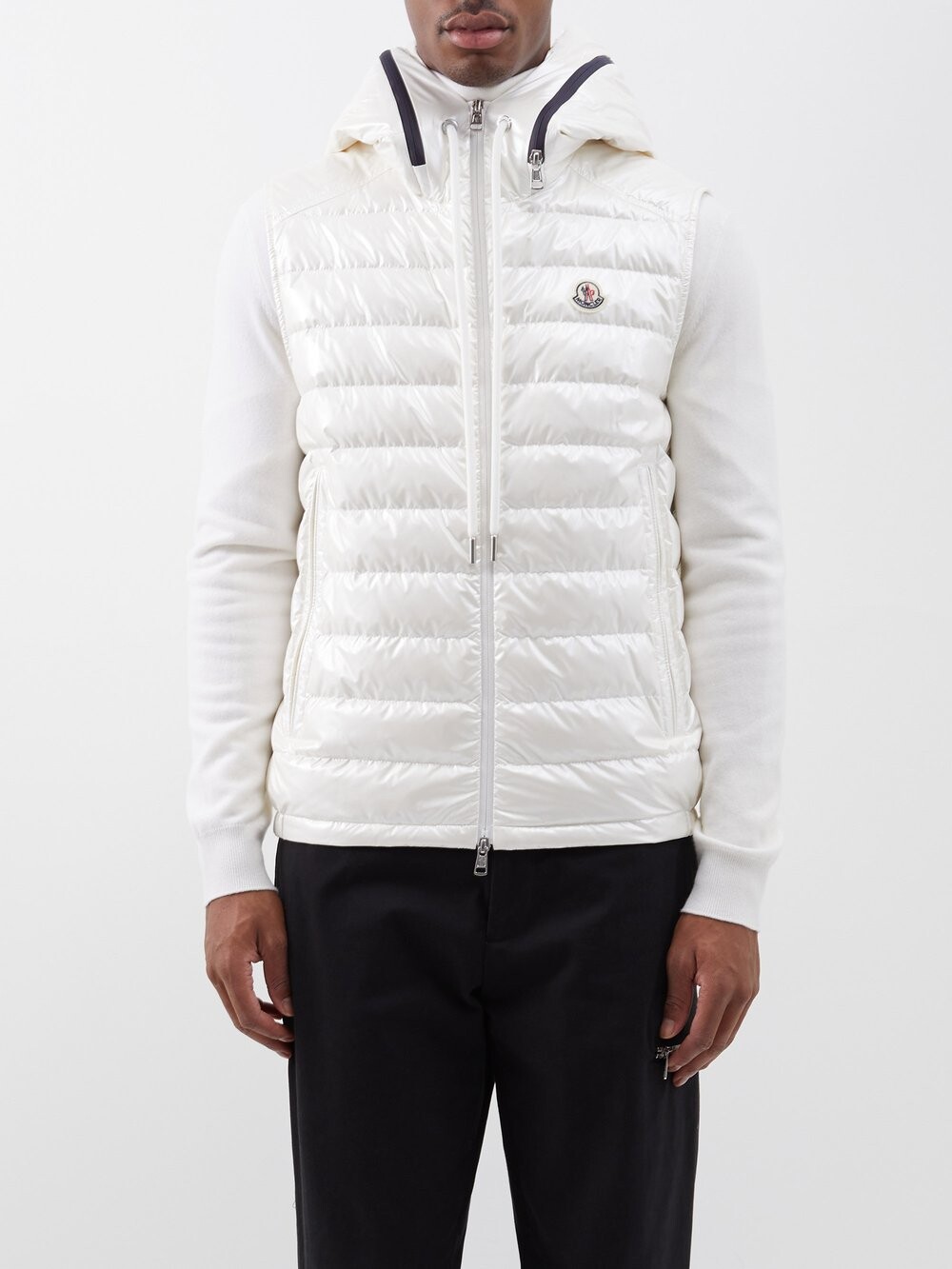 

Стеганый жилет akaishi Moncler, белый