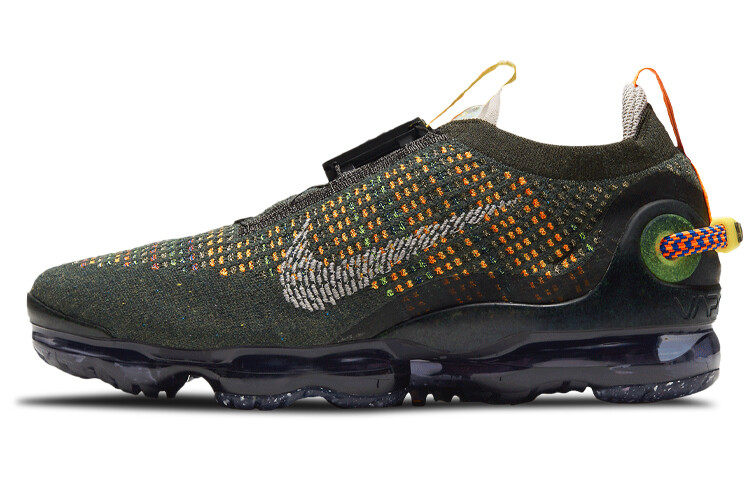 

Nike Vapormax 2020 Flyknit Газетная бумага Зеленый/Оранжевый
