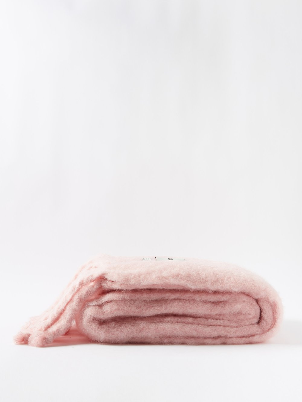 цена Одеяло из мохера с нашивкой-логотипом le corbusier Tekla, розовый
