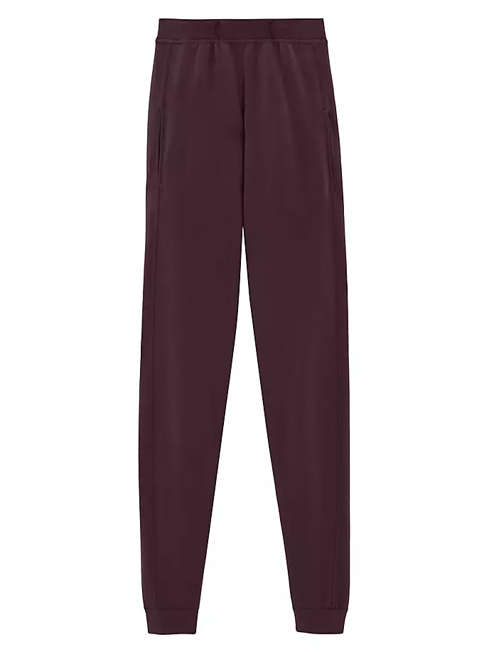 

Спортивные штаны из шерсти Saint Laurent, цвет prune