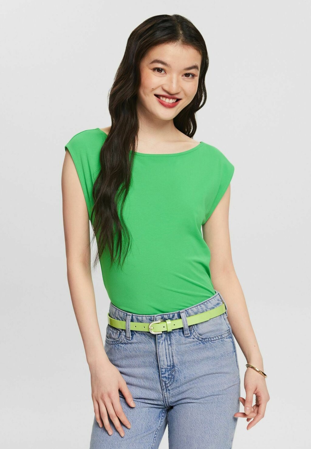 

Футболка базовая CORE Esprit, цвет citrus green