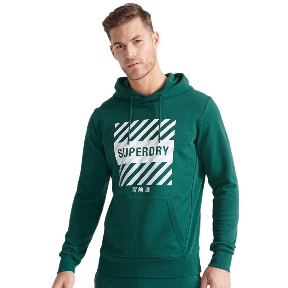 

Худи Superdry Training Sport, зеленый