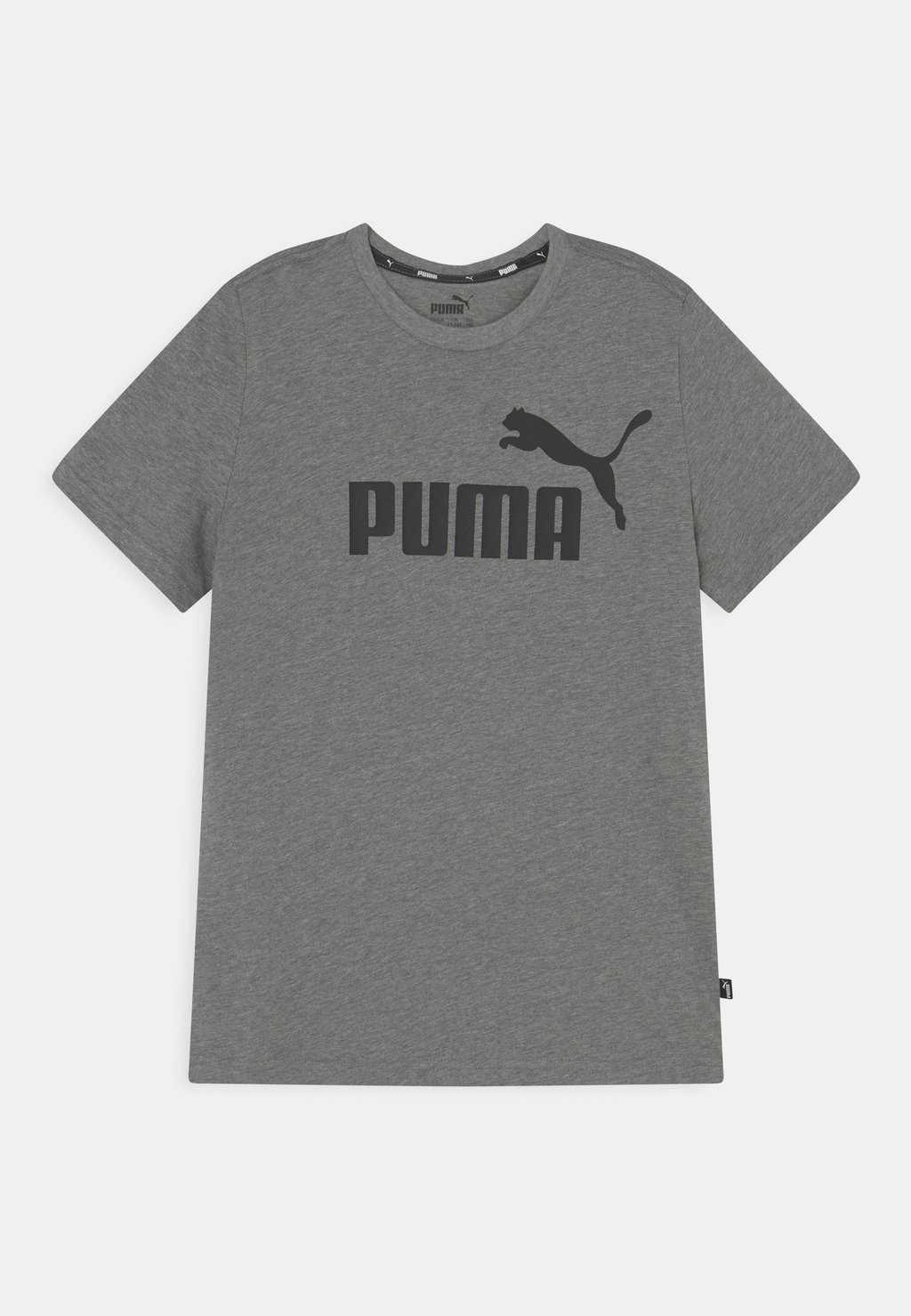Футболка с принтом Logo Tee Unisex Puma, цвет medium gray heather футболка puma intersect tee цвет medium gray heather blue