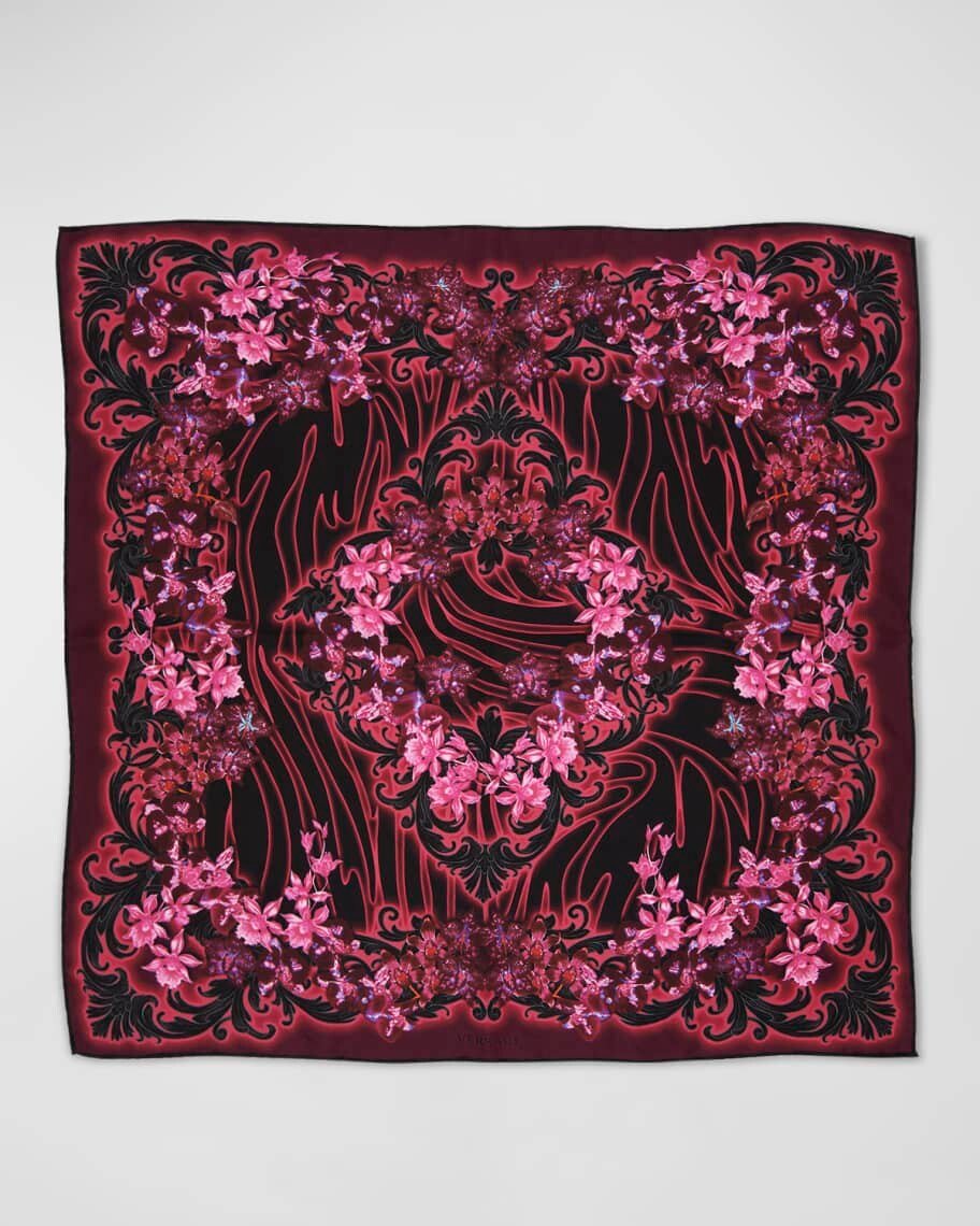 

Платок с орхидеей Медузы Versace