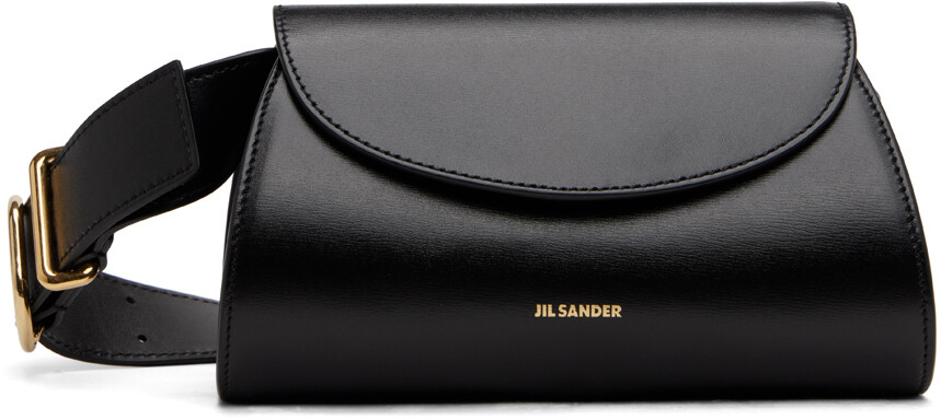 

Черная сумка Канноло Jil Sander
