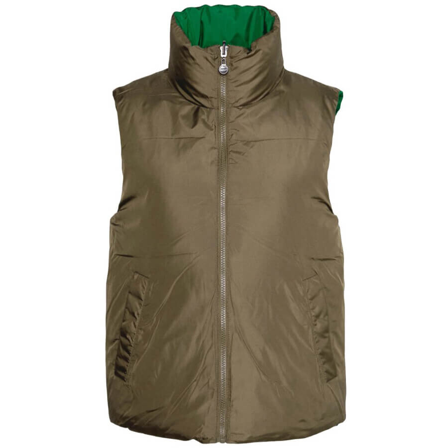 

Жилет Esprit Collection Shiny Soft, зеленый