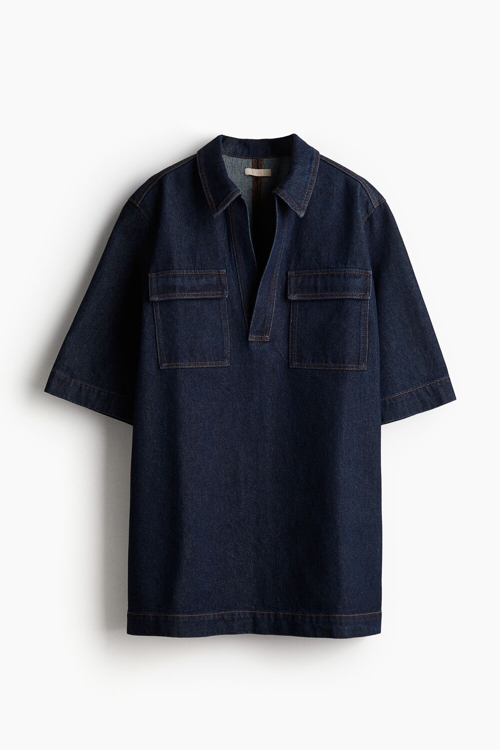 

Платье H&M Denim Mini, темно-синий