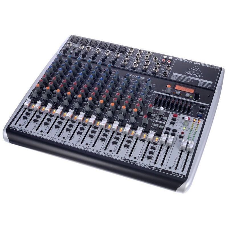 

Аудиомикшер Behringer Xenyx QX1832, Серый, Аудиомикшер Behringer Xenyx QX1832