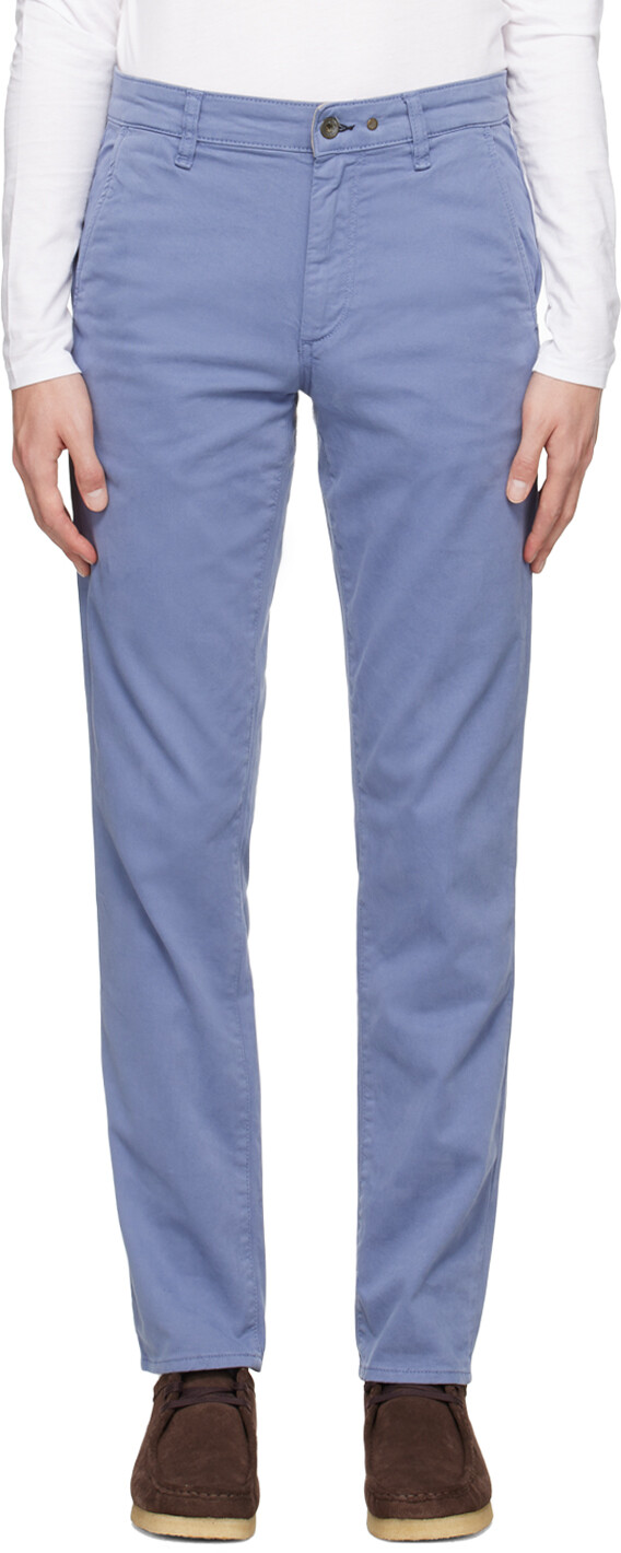 

Синие брюки Fit 2 rag & bone, Синий
