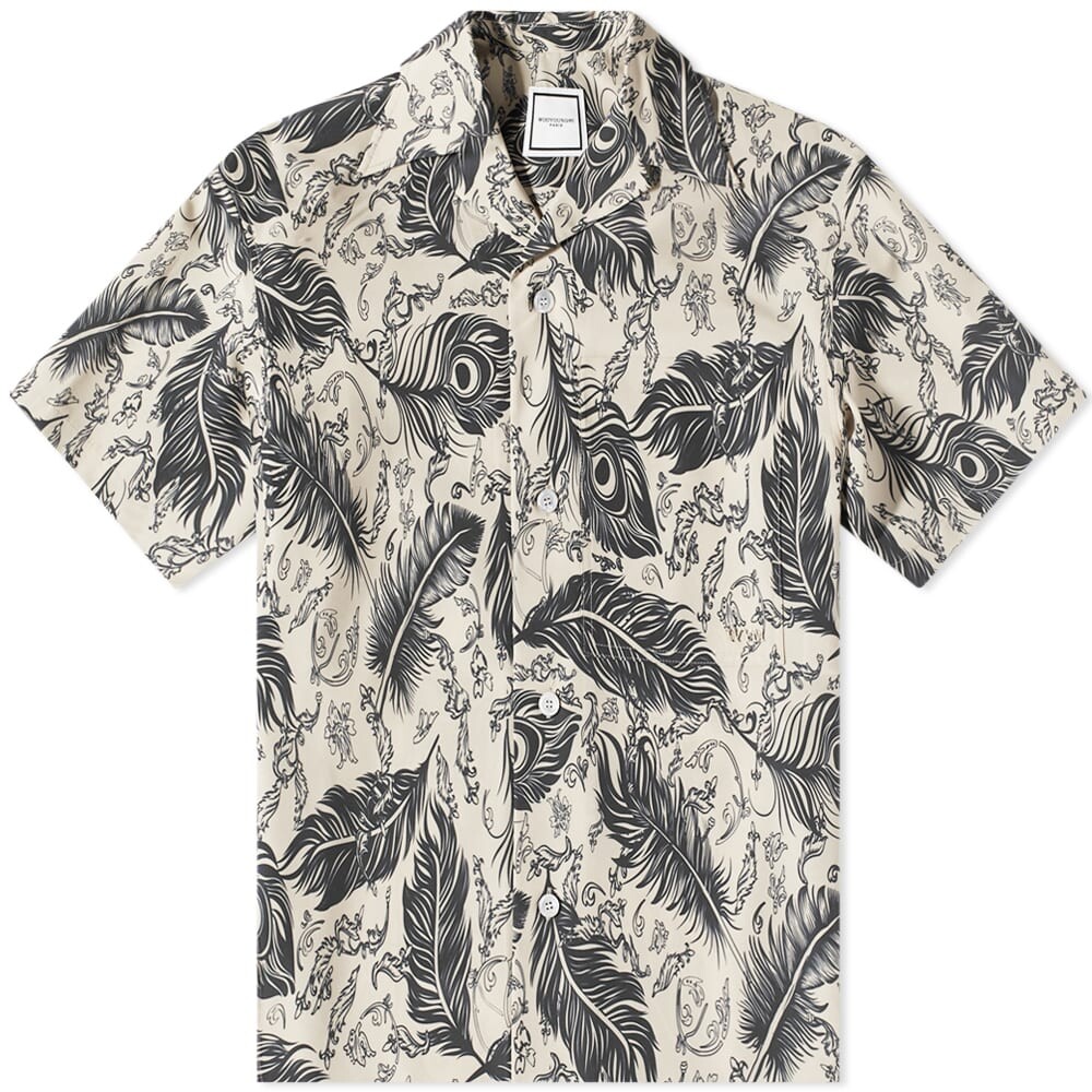 

Рубашка Wooyoungmi Leaf Print Vacation Shirt