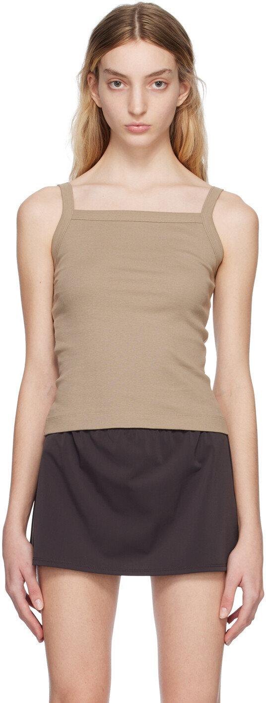 

SSENSE Exclusive Taupe May Camisole FLORE FLORE
