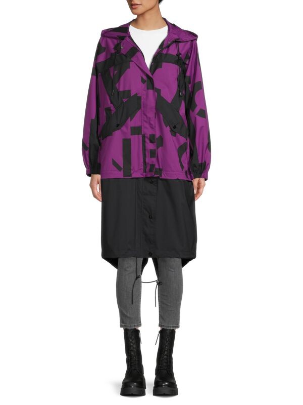 

Худи на Молнии KENZO с логотипом, фиолетовый