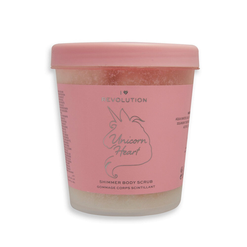 

Makeup Revolution I Heart Revolution Unicorn Heart Glow Body Scrub Солевой скраб для тела 236мл