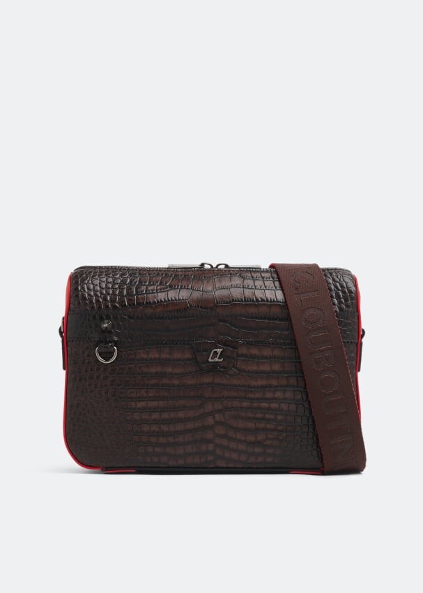 

Сумка CHRISTIAN LOUBOUTIN Ruisbuddy messenger bag, коричневый