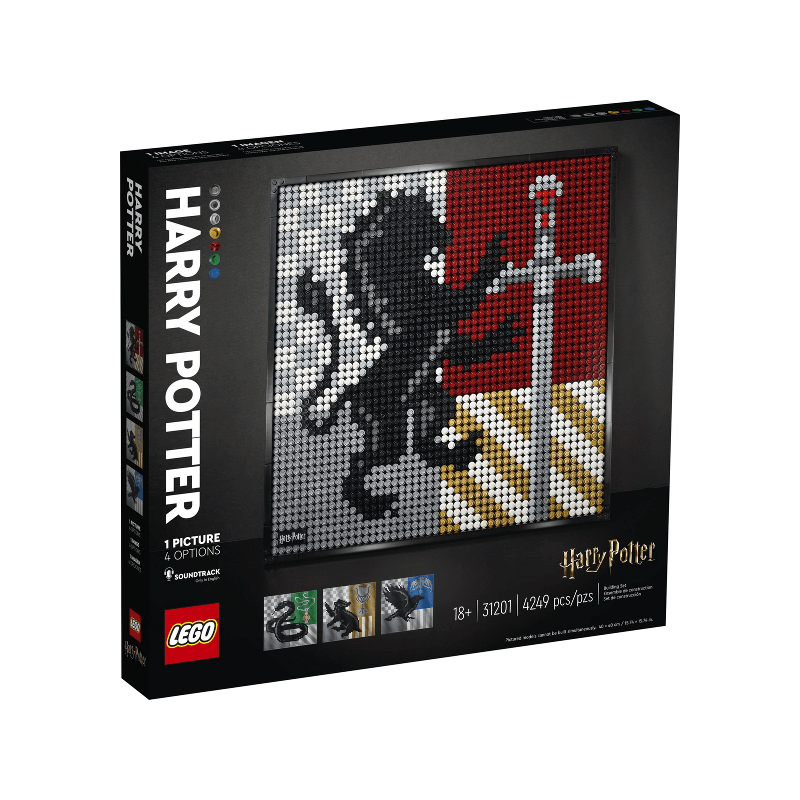 цена Конструктор Гербы Хогвартса 31201 LEGO Art
