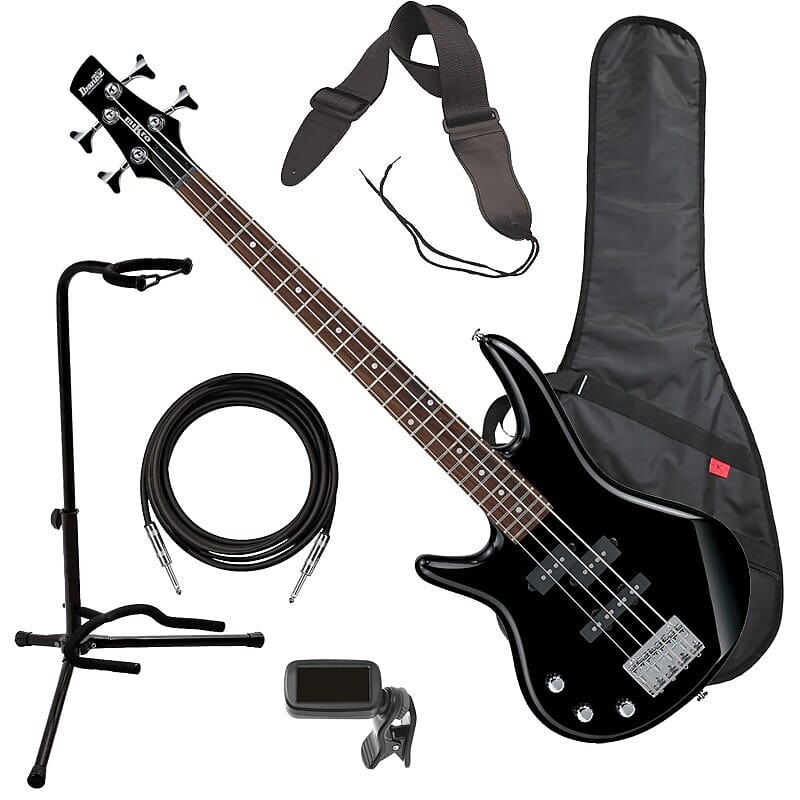 

Бас-гитара Ibanez GSRM20L miKro для левшей — черный BASS ESSENTIALS BUNDLE GSRM20L Left-Handed