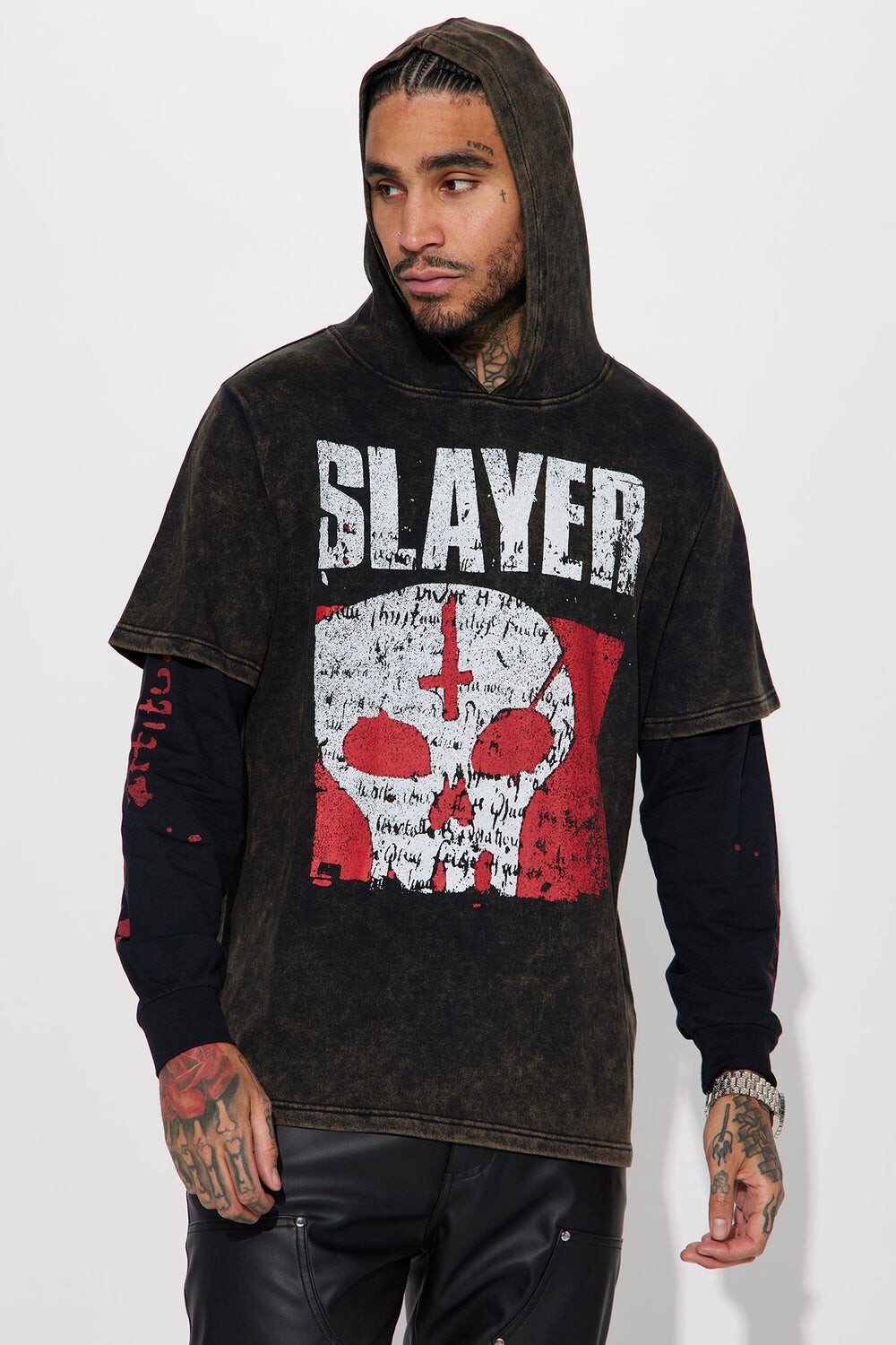 

Худи Fashion Nova SLA50035, угольный, Черный