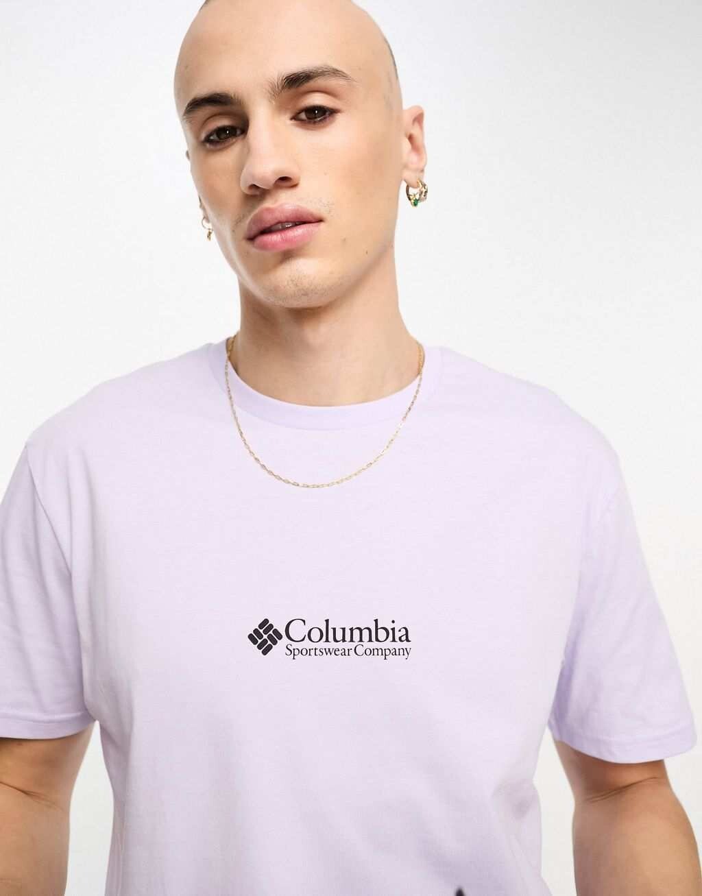 

Сиреневая футболка с логотипом Columbia на груди эксклюзивно для ASOS, Фиолетовый