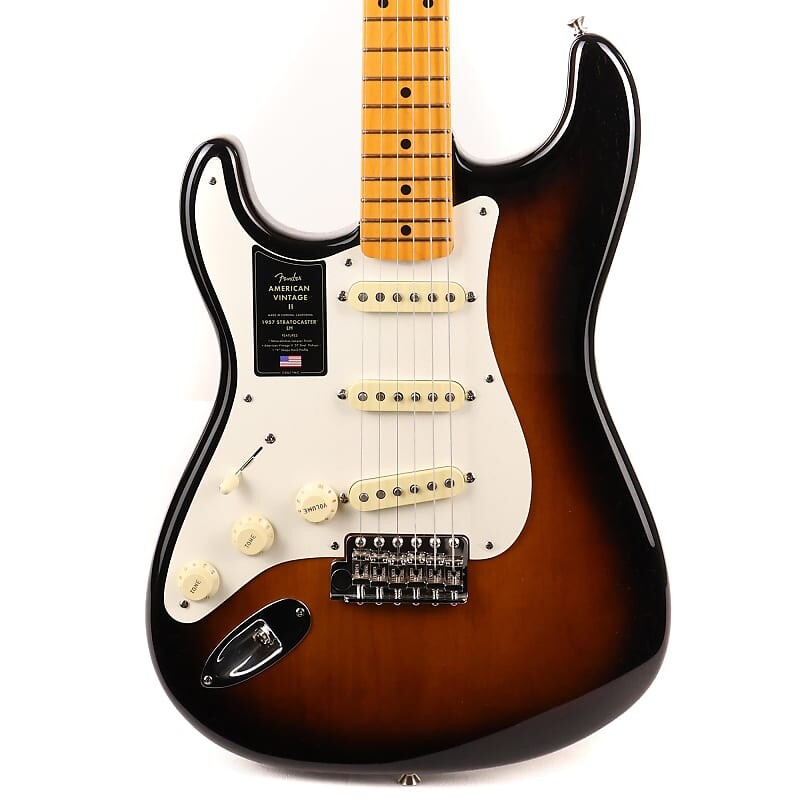 

Fender American Vintage II 1957 Stratocaster Левша 2-Tone Sunburst Fender American II Stratocaster Left-Handed