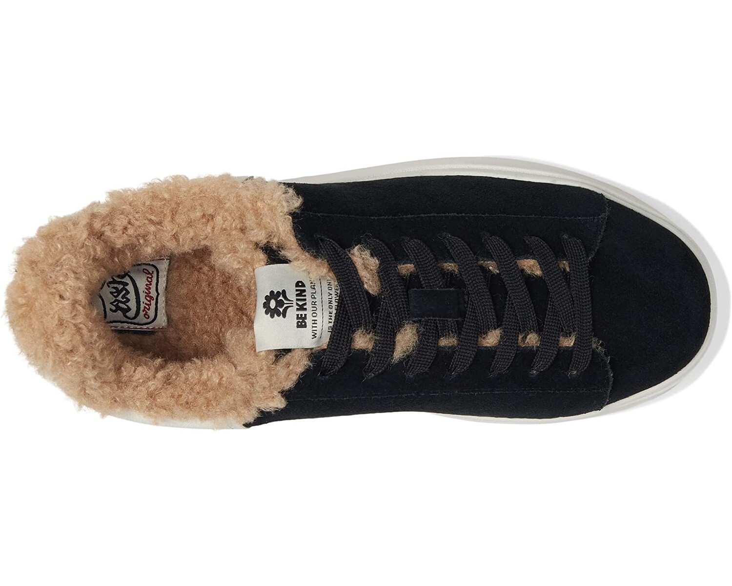 

Кроссовки Moby Be Kind Faux Fur ASH, черный