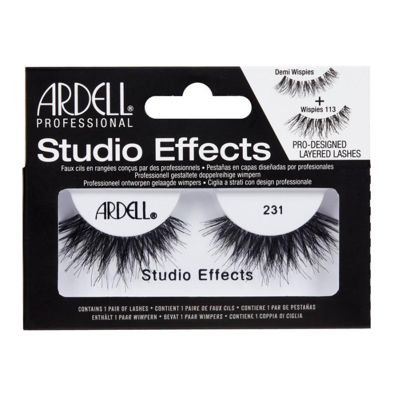 Ardell Накладные ресницы Studio Effects 231 Черный ardell накладные ресницы prof studio effects 110