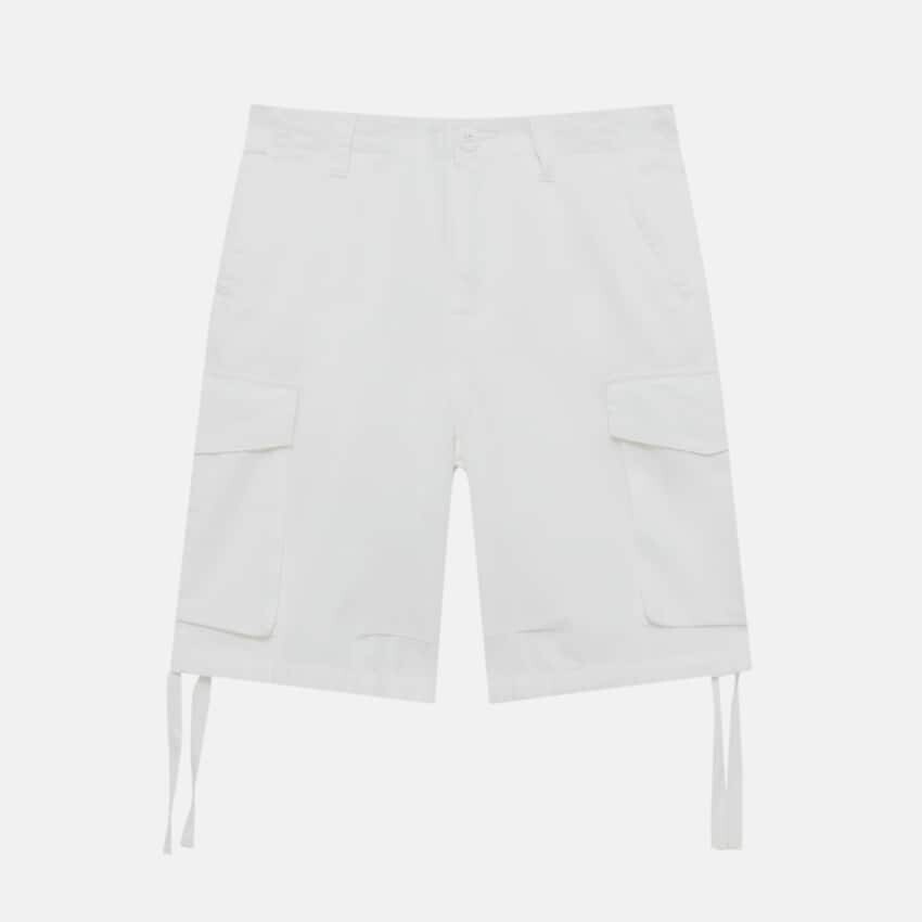 

Шорты Pull&Bear Cargo Bermuda, белый