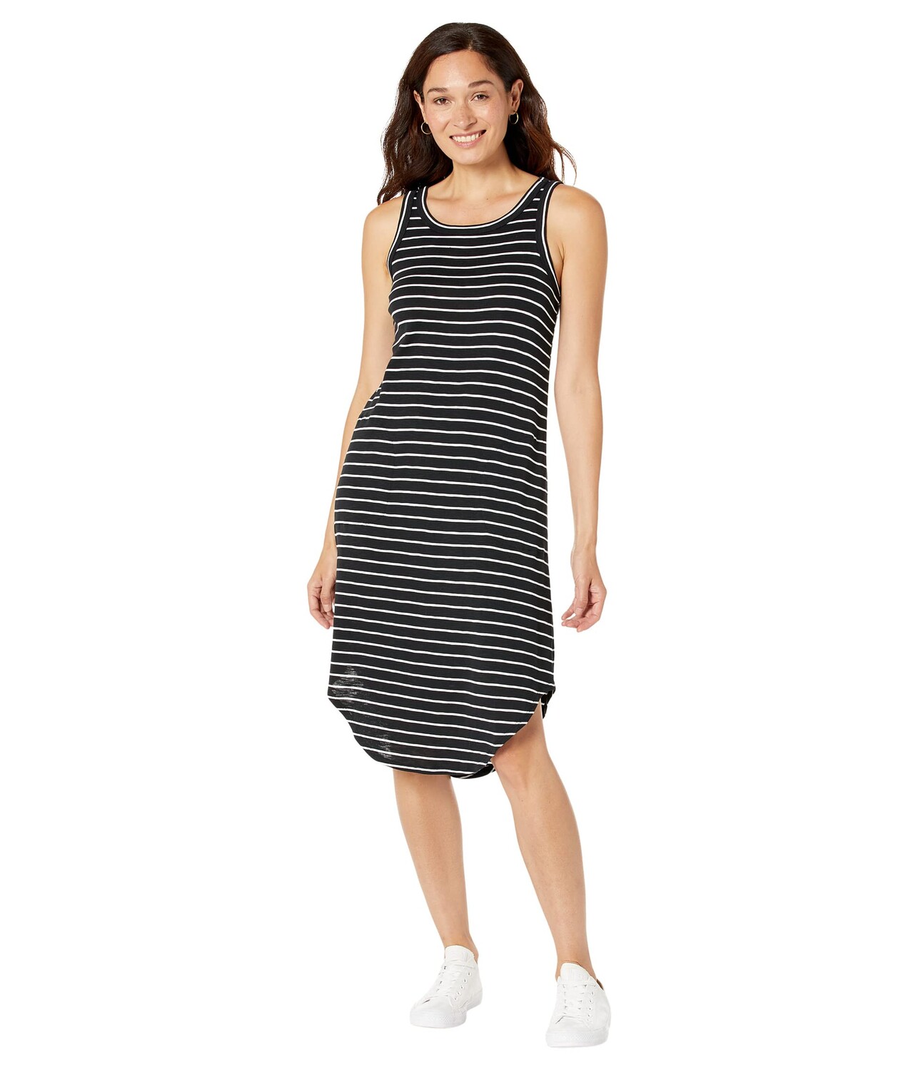 

Платье NIC+ZOE, Striped Boatneck Tank Dress