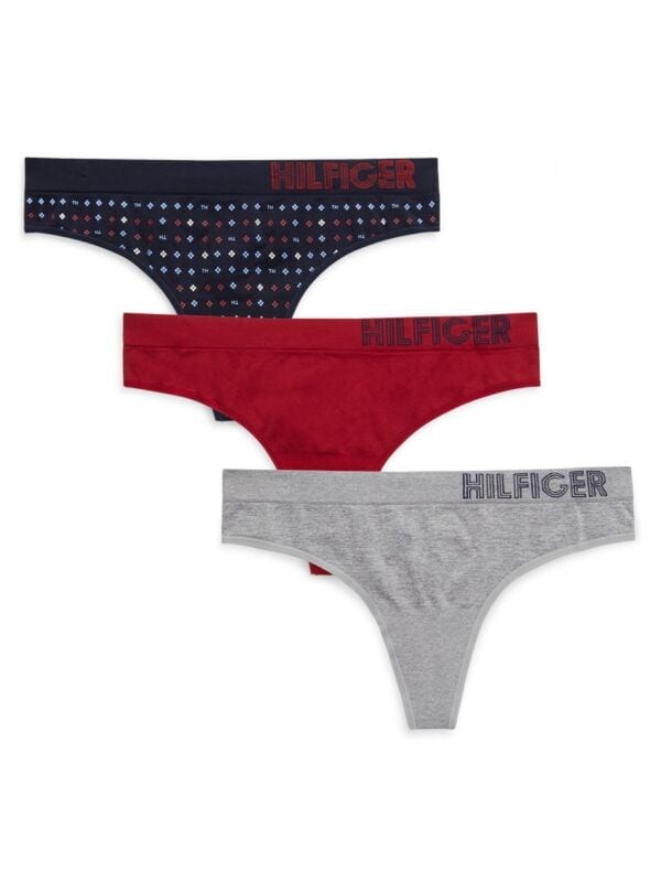 

Комплект Tommy Hilfiger из 3 трусиков-стрингов, красный