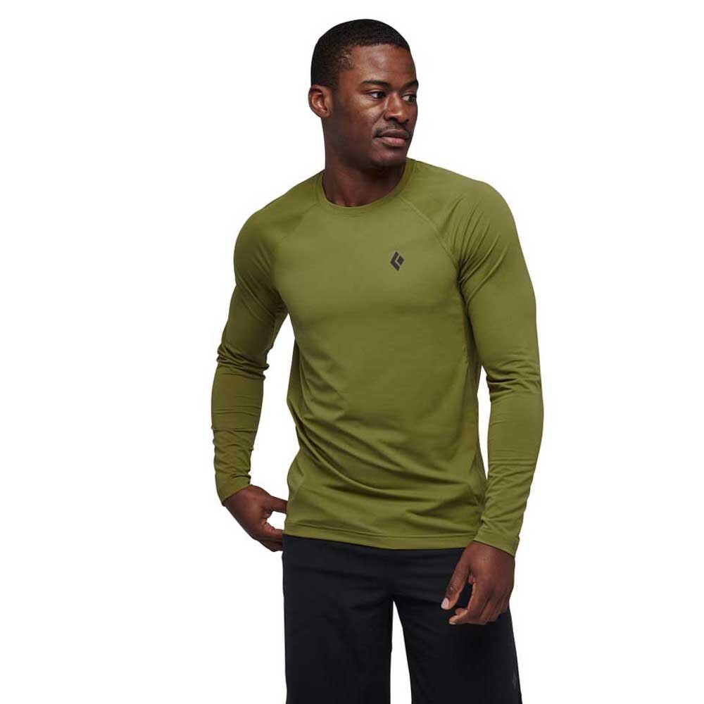 

Футболка с длинным рукавом Black Diamond Alpenglow Crew, зеленый