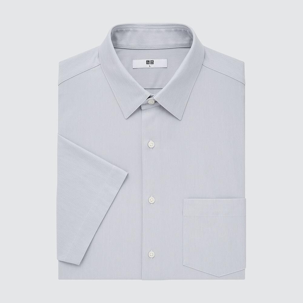 

Рубашка Uniqlo, серый