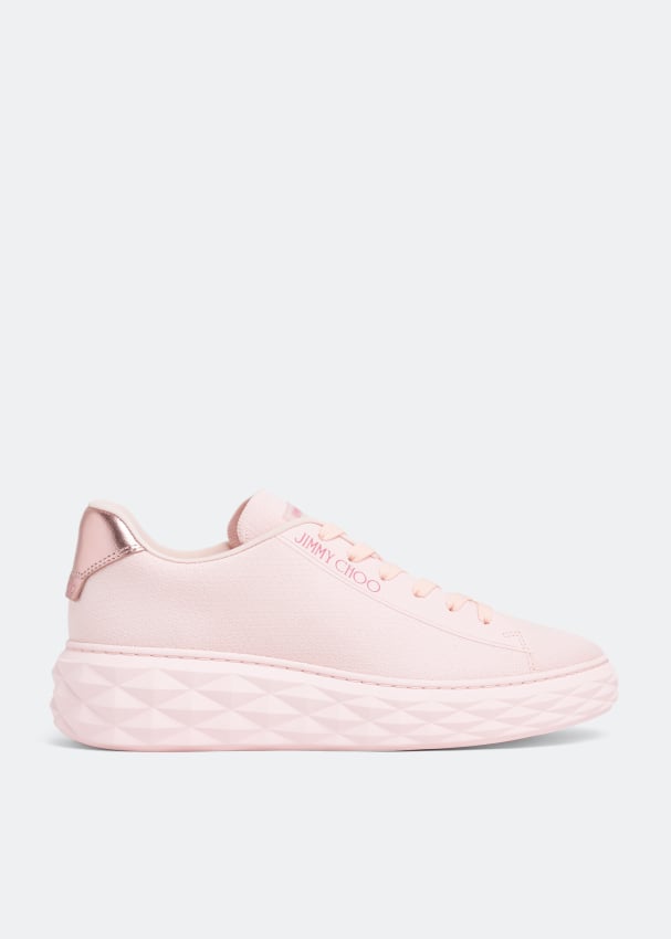 Кроссовки JIMMY CHOO Diamond Light Maxi sneakers, розовый