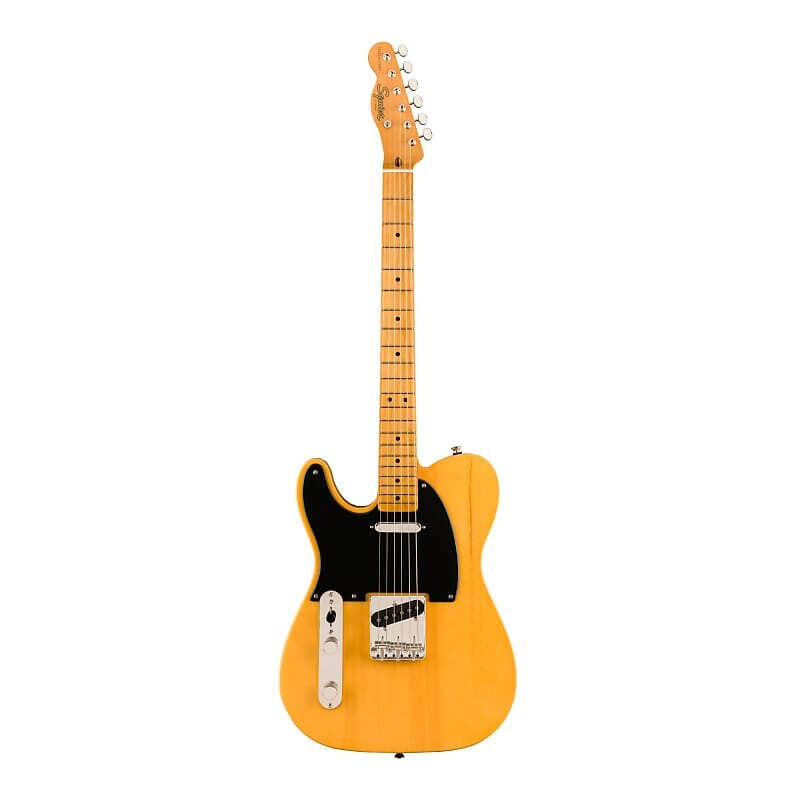 

6-струнная электрогитара Fender Squier Classic Vibe '50s Telecaster (левая рука, цвет ириски) Fender Squier Classic Vibe '50s Telecaster 6-String Electric Guitar