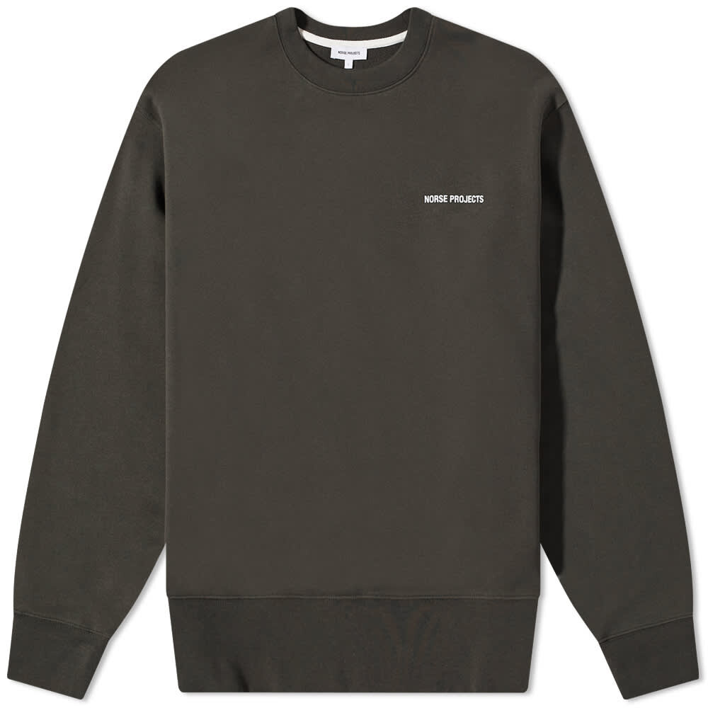 

Толстовка Norse Projects Arne Logo Crew Sweat, Серый