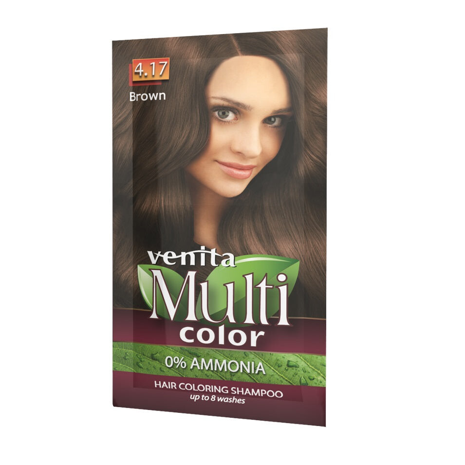 

Venita Оттеночный шампунь MultiColor 4.17 Коричневый 40г