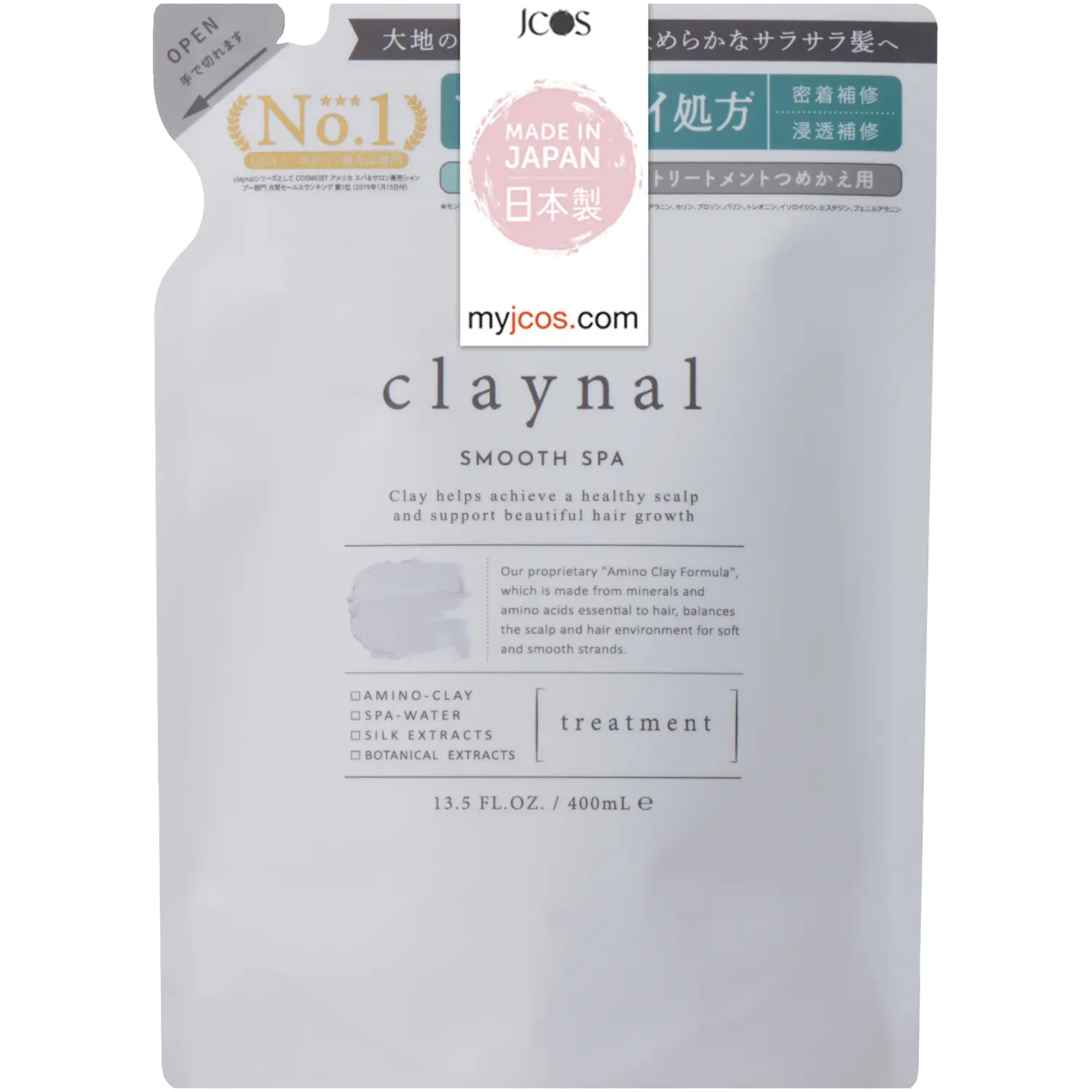 

Claynal Smooth SPA запас кондиционера для волос, 400 мл