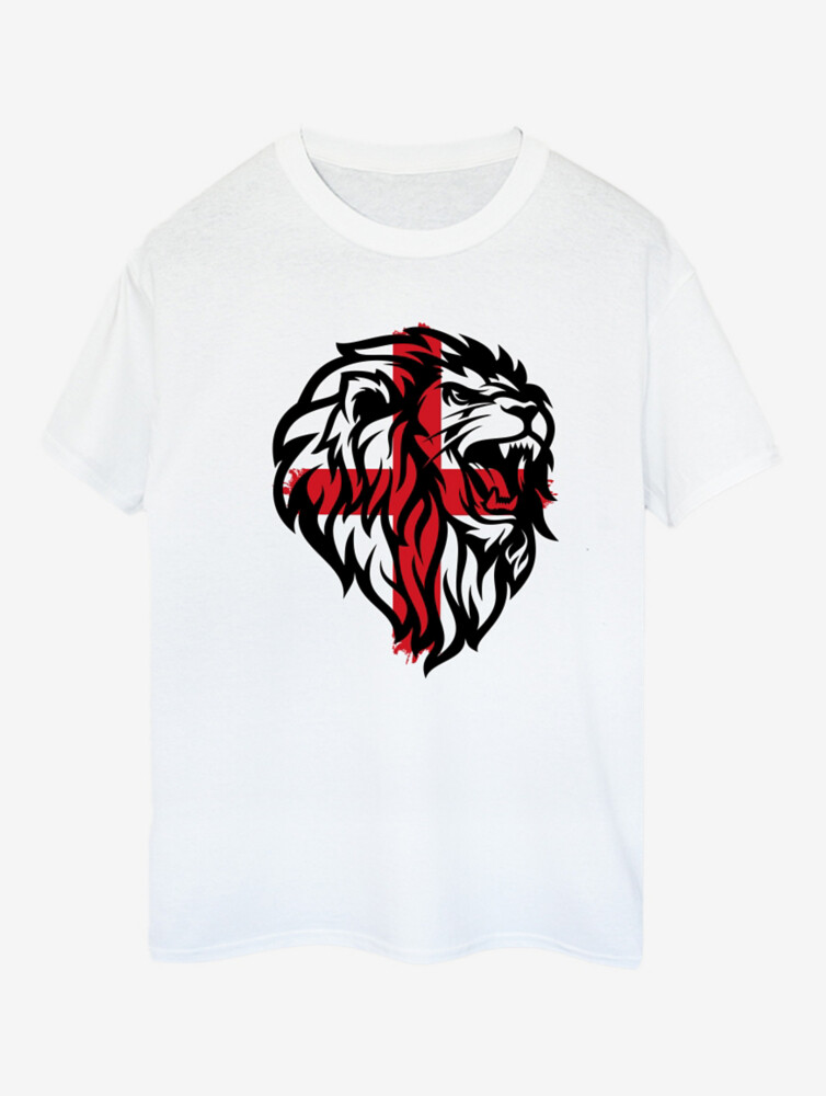

Белая футболка для взрослых NW2 Football George Cross Lion George., белый