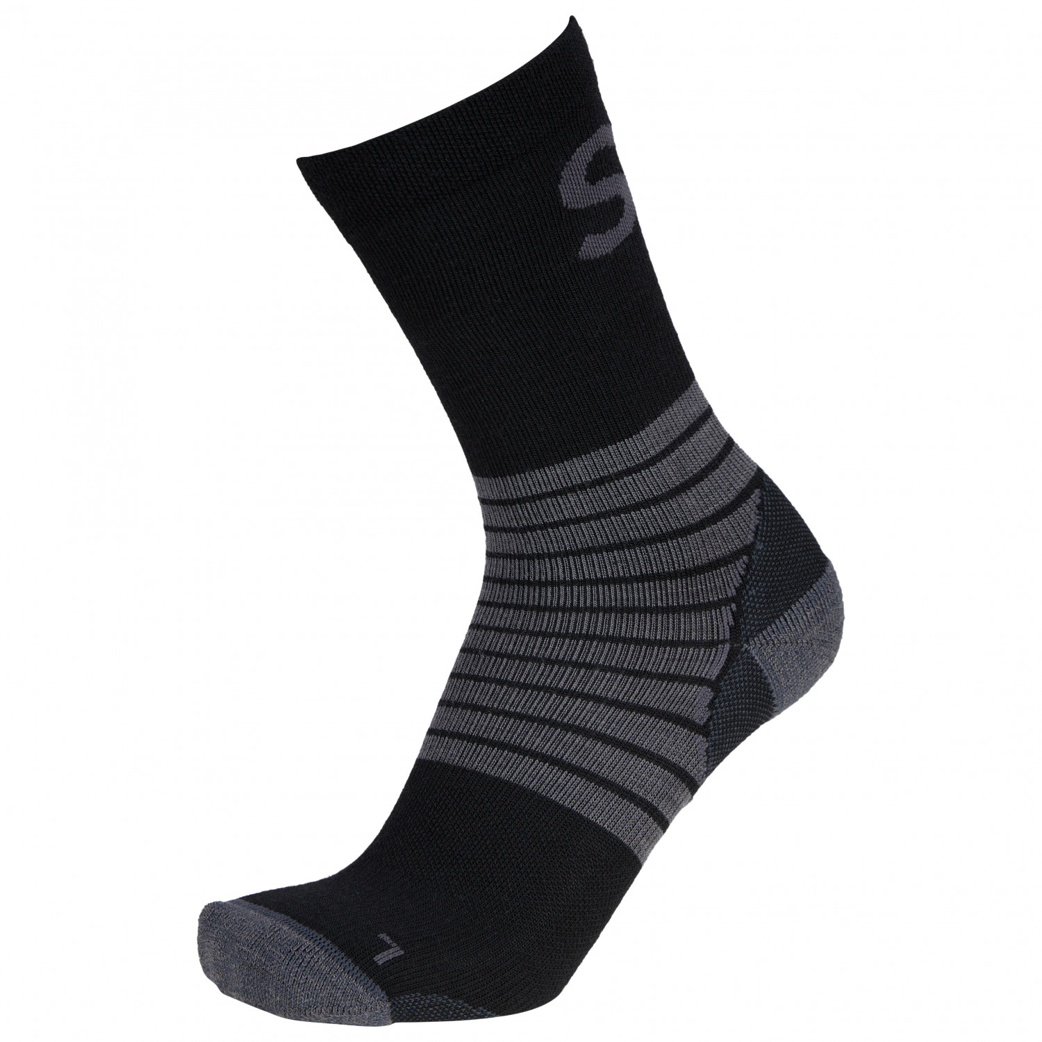 Велосипедные носки Stoic Merino MTB Socks, цвет Black/Monsoon 22