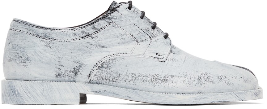 

Черные оксфорды Tabi с росписью Maison Margiela