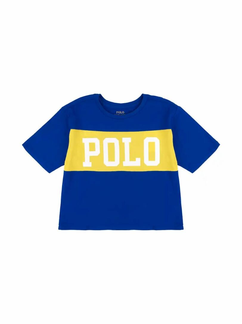 

Хлопковая футболка с логотипом Ralph Lauren