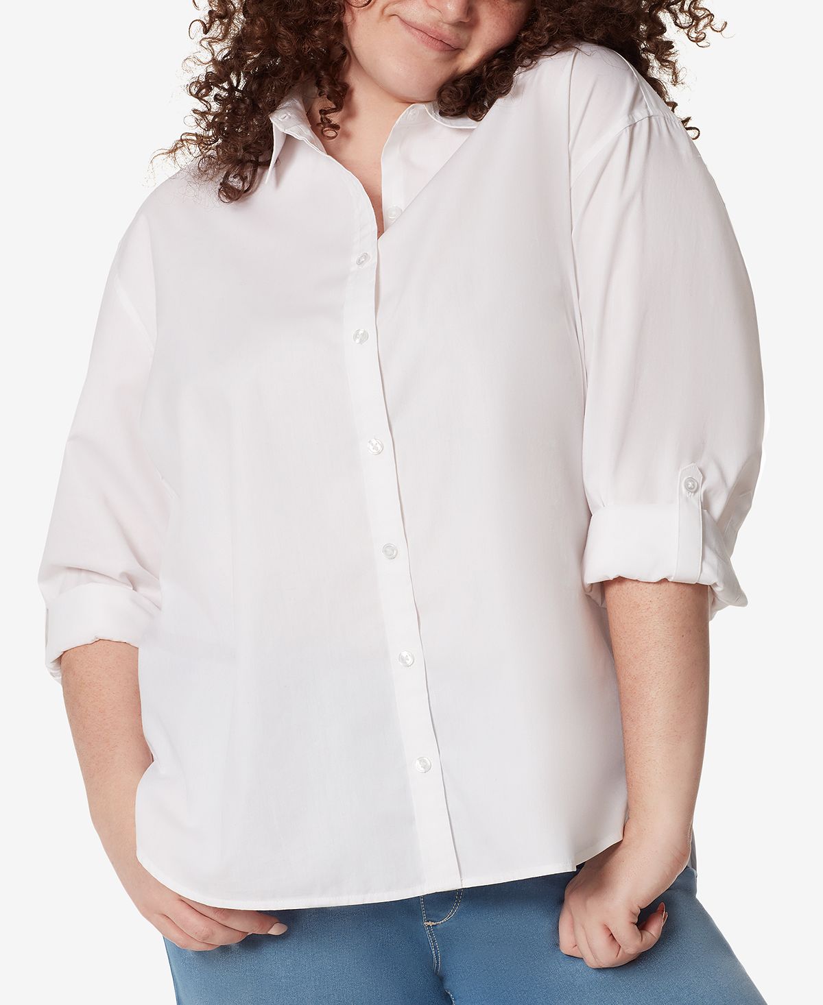 Рубашка аманда больших размеров Gloria Vanderbilt, мульти топ gloria jeans 40 42 размер