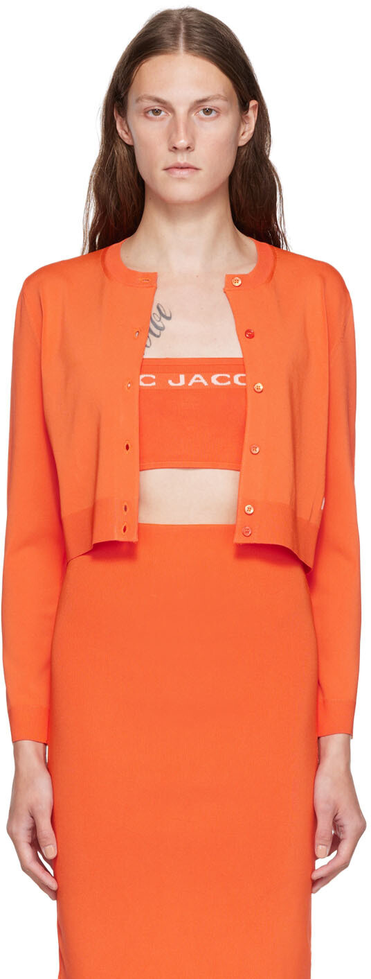 

Оранжевый Кардиган 'The Cropped Cardigan' Marc Jacobs