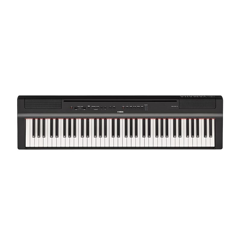 

Yamaha P-121B 73-клавишное цифровое пианино серии P — черное P121B